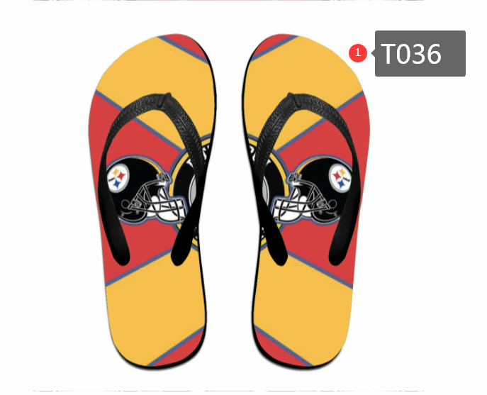 All Sizes Pittsburgh Steelers Flip Flops T036(Pls check description for details) All Sizes Pittsburgh Steelers Flip Flops T036(Pls check description for details)